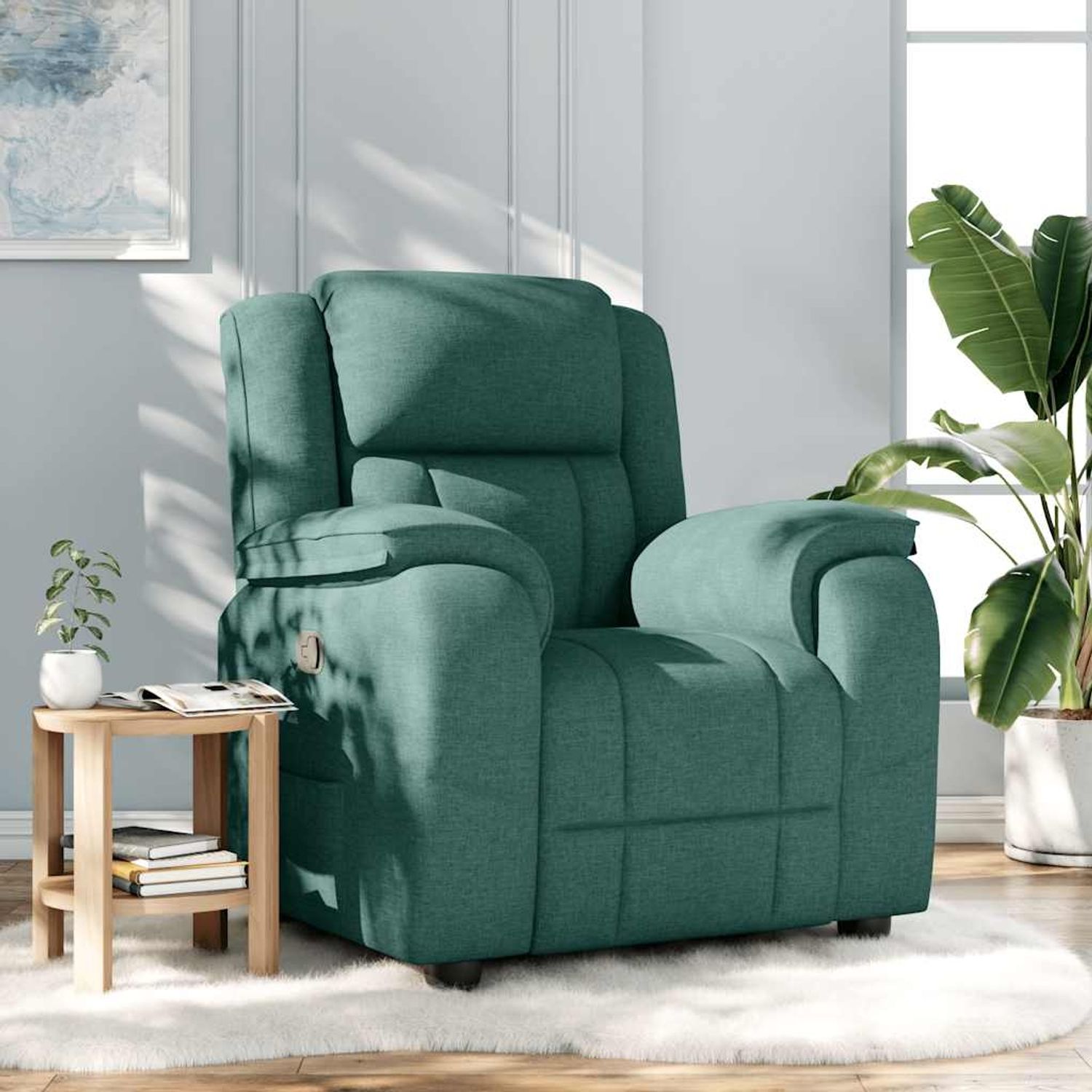 vidaXL Relaxsessel Dunkelgrün Stoff 4015706 Bild 1