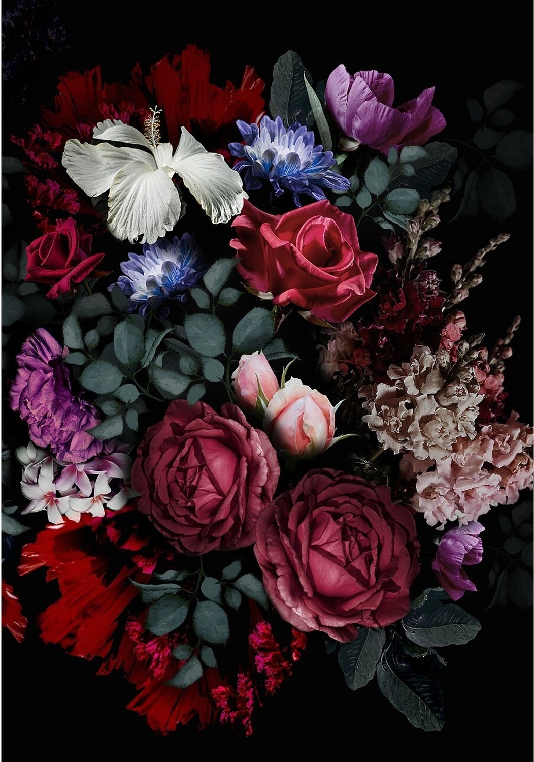 Dekoria Leinwandbild Flowers II Bild 1