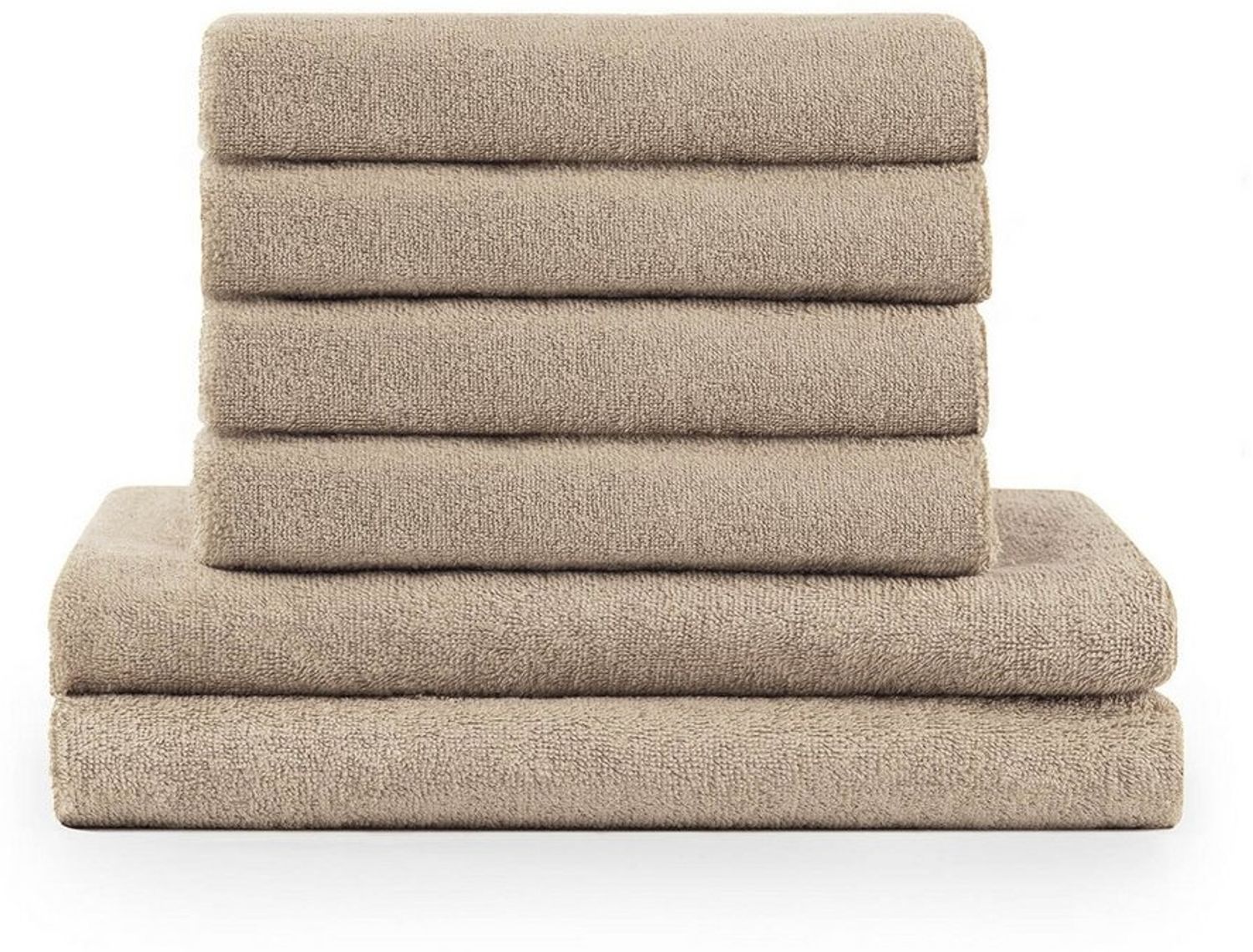 Blumtal Handtuch Set Premium 4 oder 6-TLG. Frottier Set - 100% Baumwolle, Frottee (Set, 6-St), Oeko-TEX Zertifiziert Bild 1