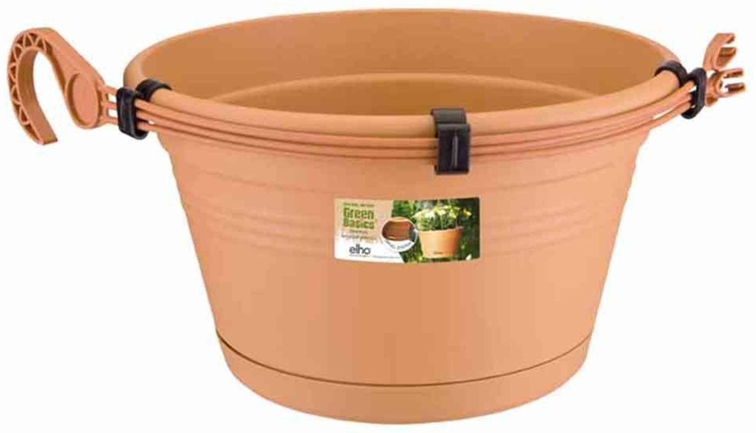 Elho Hängeampel Green Basics terracotta Ø 28 cm Bild 1