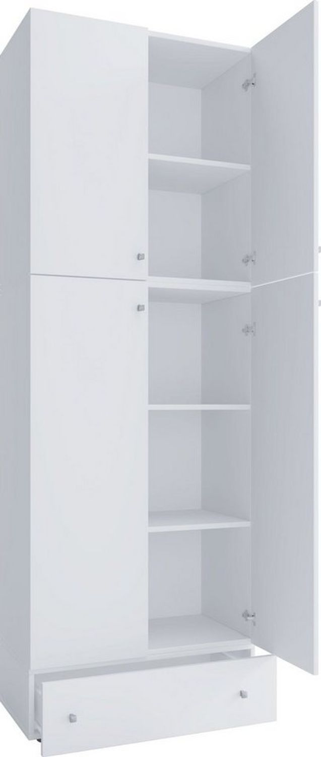 VCM Büroschrank Lona 917792 Weiß H. 200 x B. 70 x T. 39 cm Bild 1