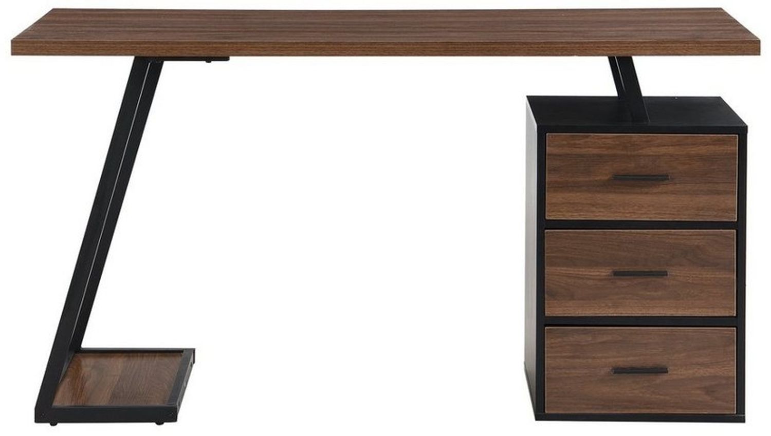 Flieks Schreibtisch (1 Tisch), Computertisch mit 1 Ablage Bürotisch Gamingtisch 138,5*58*75cm Bild 1