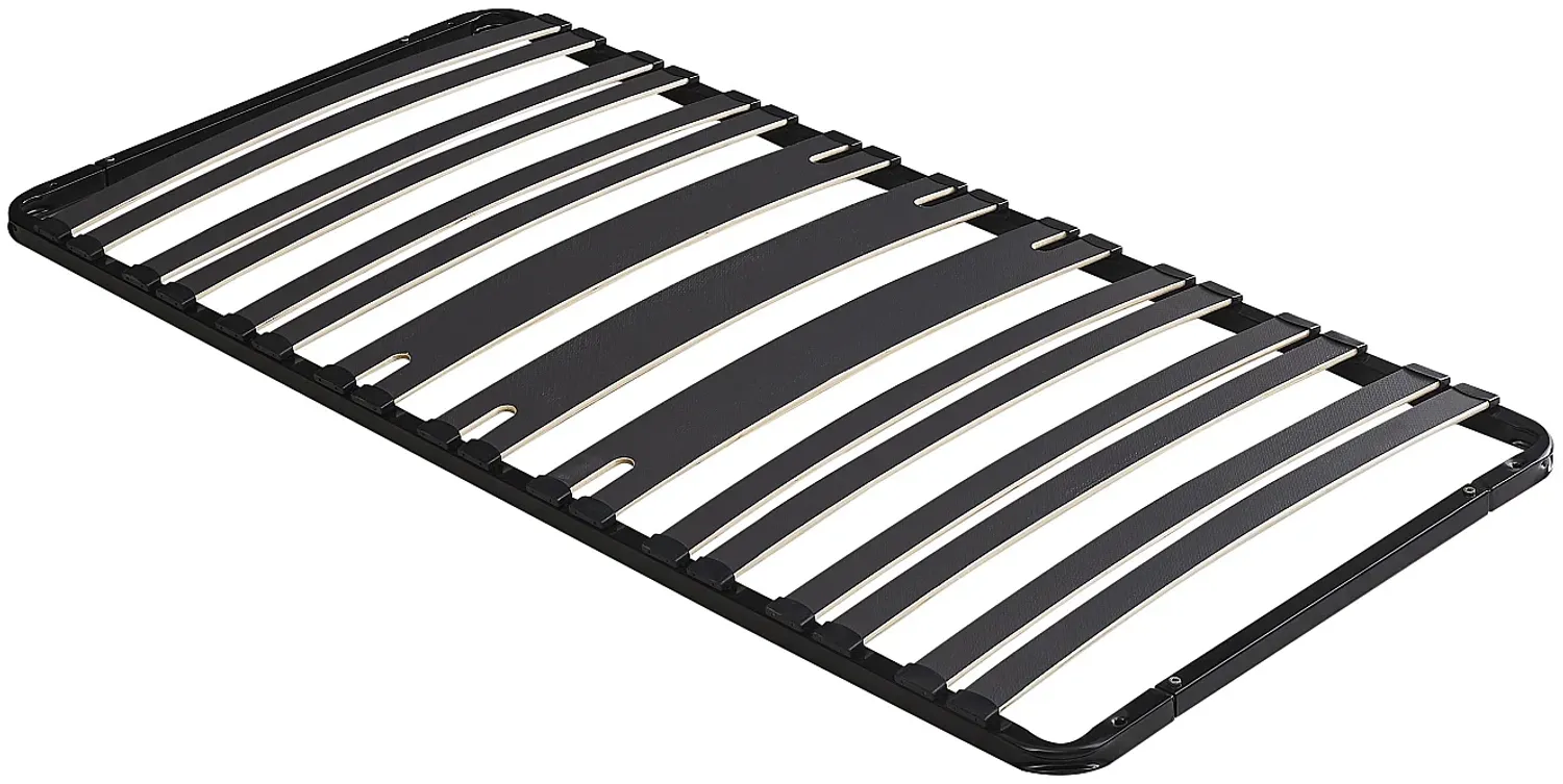 Vente-unique - CERRISI Lattenrost und Bettrahmen Metall Schwarz - B 88 cm x H 5 cm x L 188 cm Bild 1