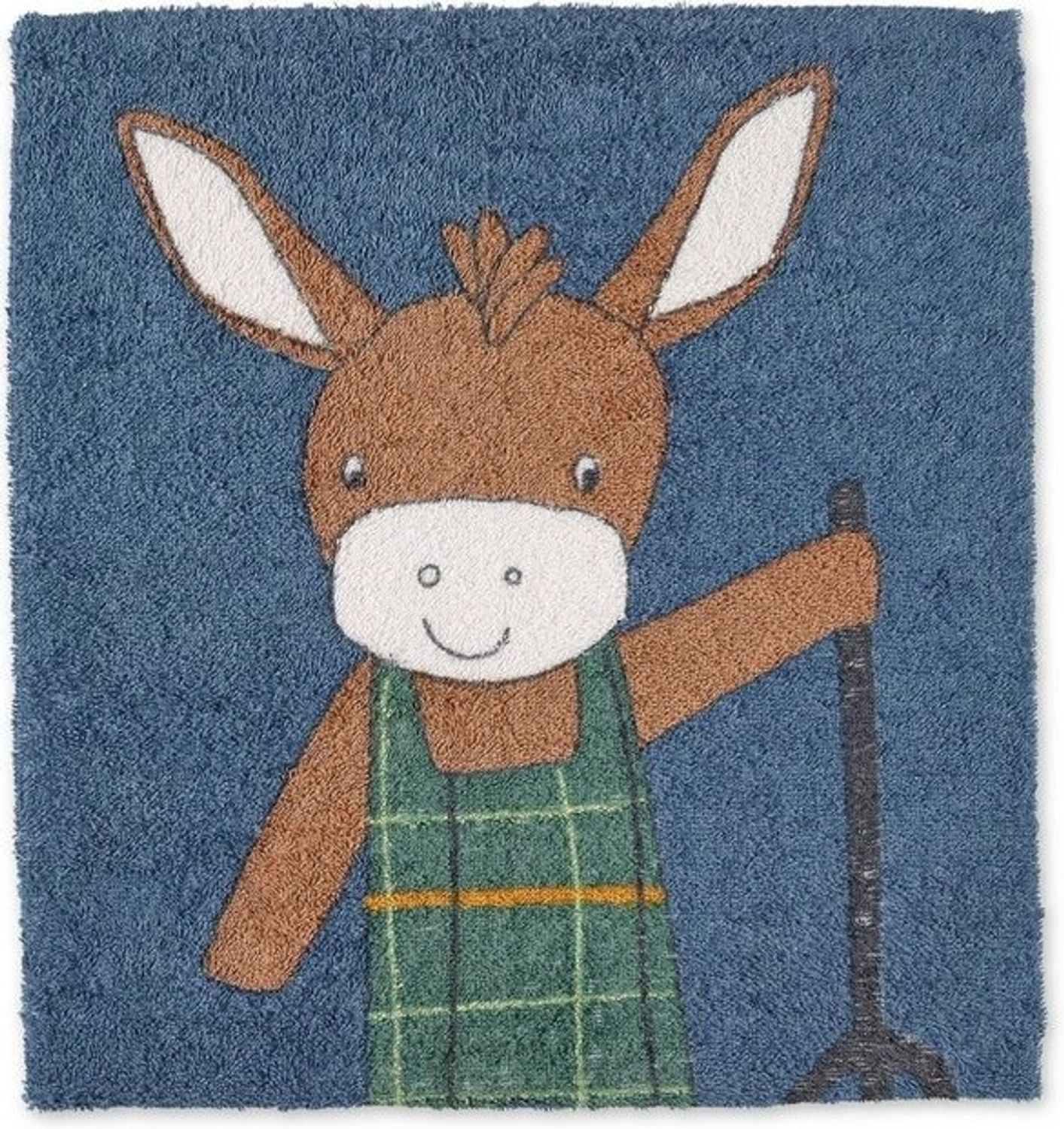 Sterntaler Badetuch100x100 Emmilius mittelblau Bild 1