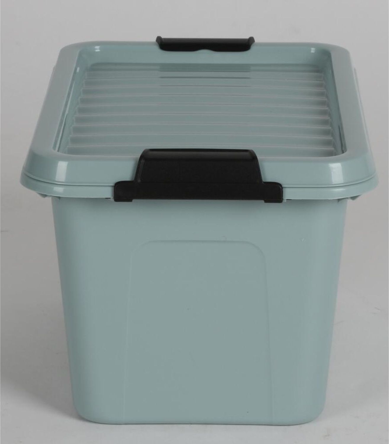 22x Scharnierboxen 5,5L 30x20x17cm Deckel Aufbewahrung Spielzeugkiste Farben Bild 1
