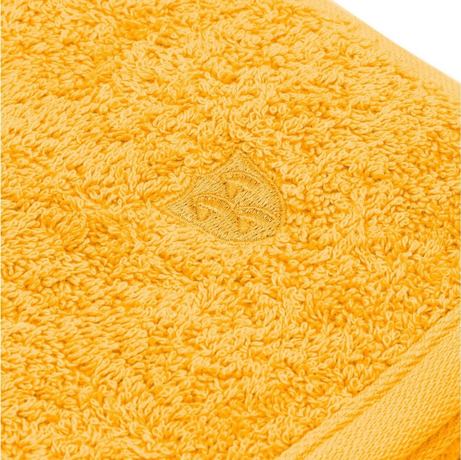 Ross Vita 4 tlg. Frottier-Set - 2 X Handtuch (50 X 100cm), 2 X Duschtuch (70 X 140cm) - 520 g/m2 - Sonnengelb Bild 1