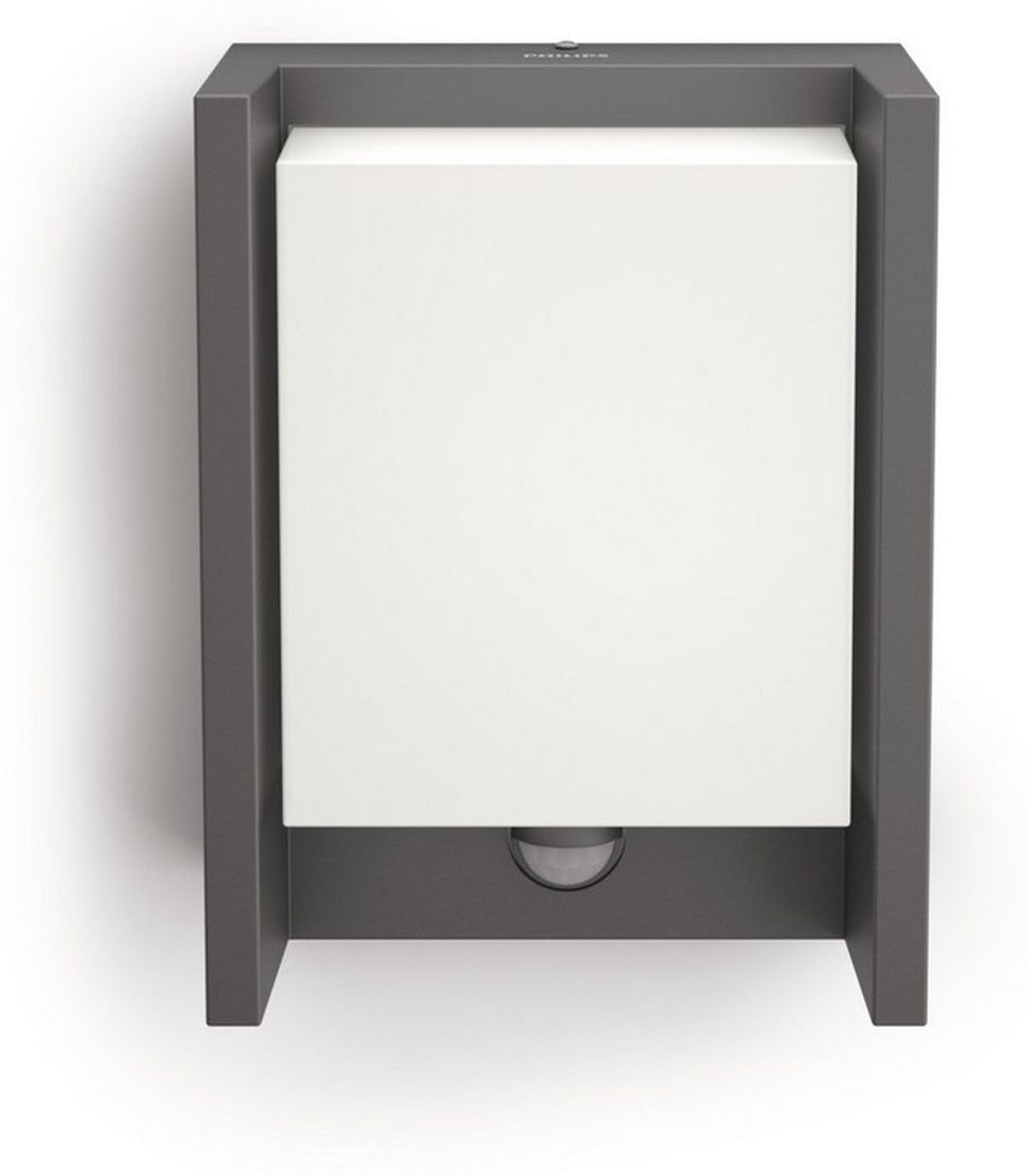 Philips LED Außenwandleuchte Arbour anthrazit mit Bewegungssensor warmweiß Bild 1