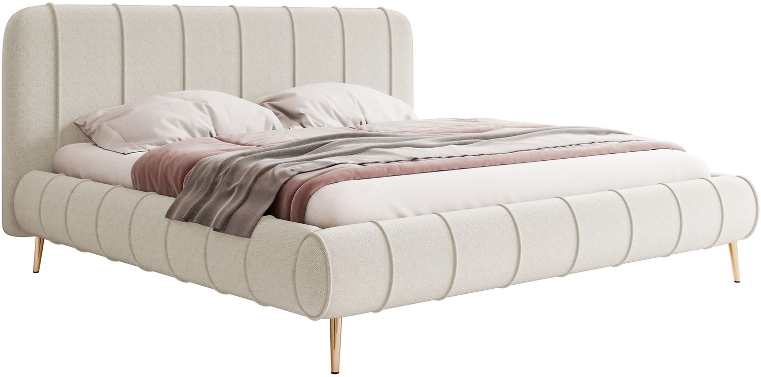 Polsterbett Slim XI mit Füße (Farbe: Kronos 38, Größe: 160x200) Bild 1