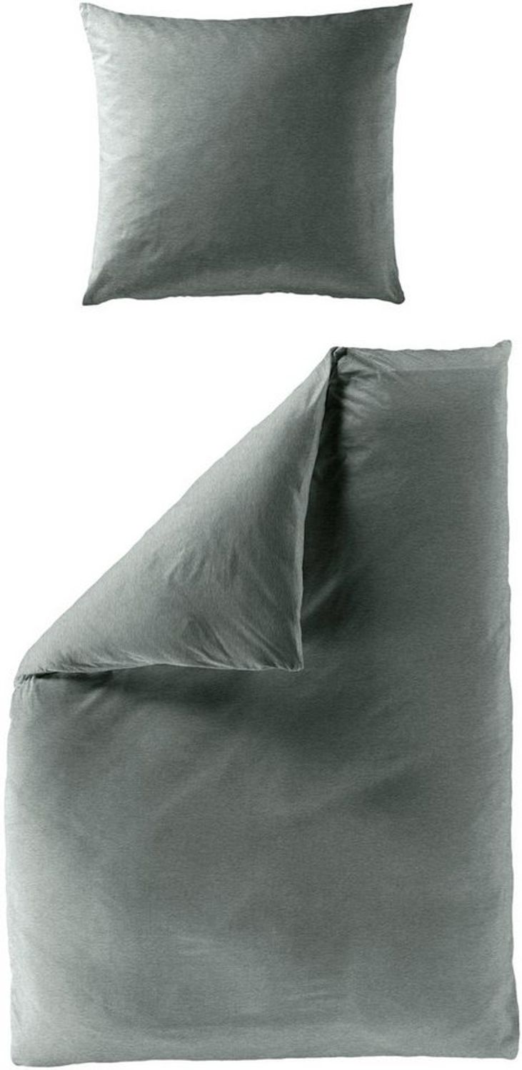 BIERBAUM Bettwäsche 4135, Jersey, 2 teilig, Jersey-Melange, bügelfrei, designed in Germany Bild 1