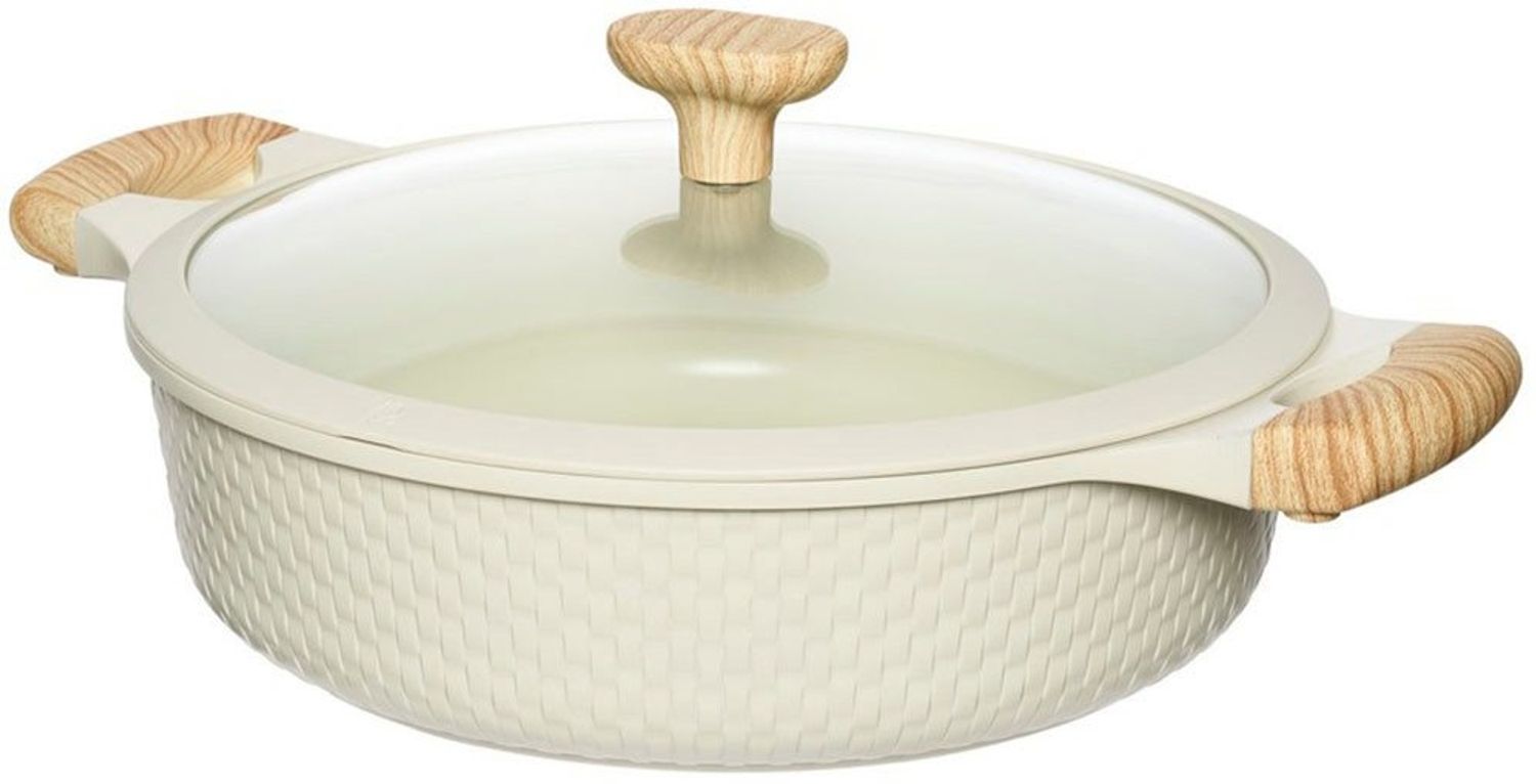 RESTO Kitchenware Bräter Ran, Kochtopf antihaftbeschichtet und spülmaschinenfest, Aluminiumguss (2-tlg), Geeignet für alle Herdarten, auch Induktion, im Geschenkkarton Bild 1