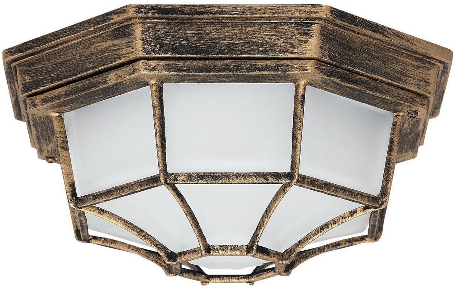 Rabalux Milano Außen Deckenleuchte 1x E27 gold antik Bild 1