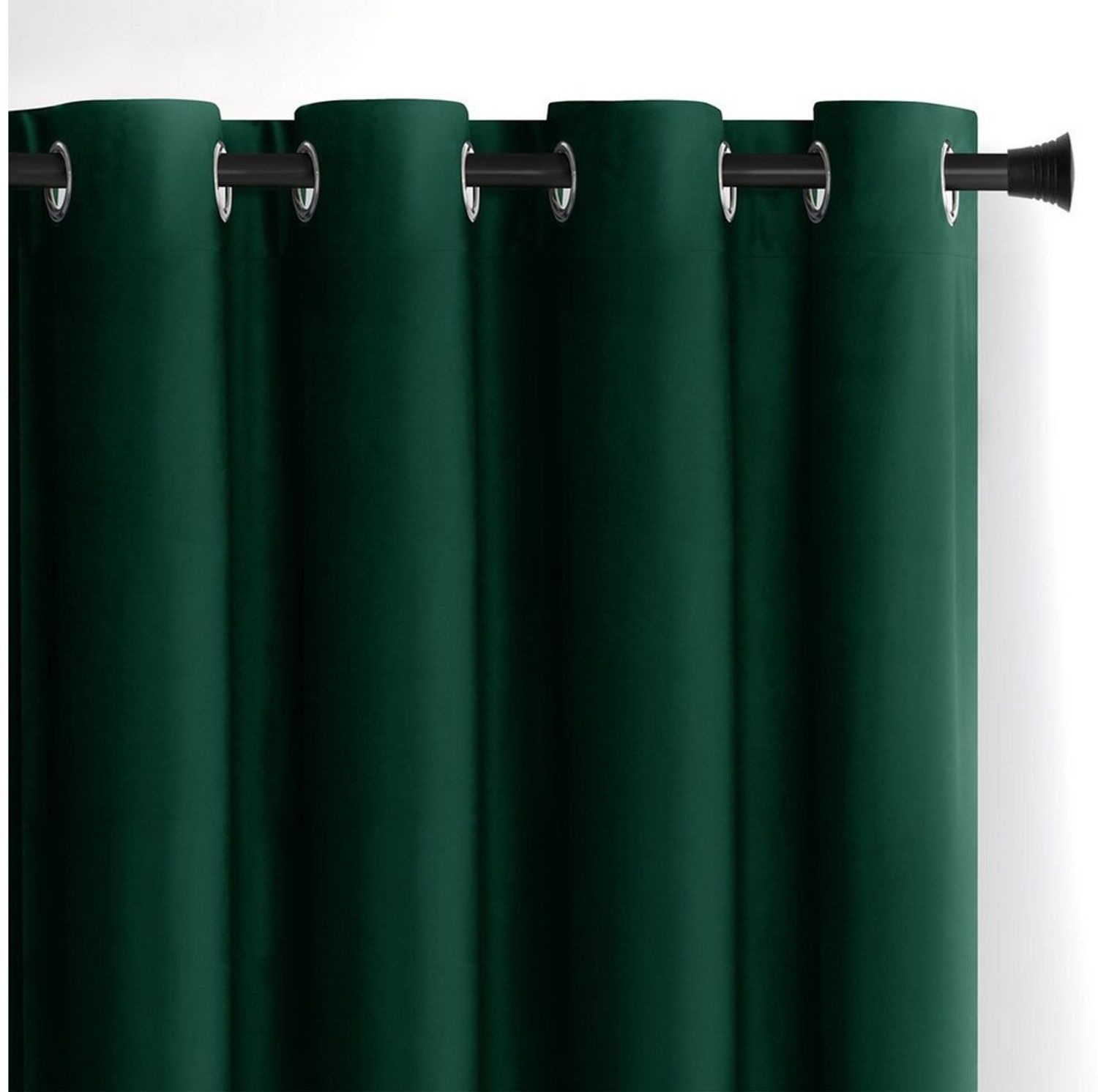 AmeliaHome Gardine Gardine Ösen Vorhang mit Raffhalter Samt Ösenvorhang Verdunkelnd (1 St), Ösen, Samt, inkl. Raffhalter Bild 1