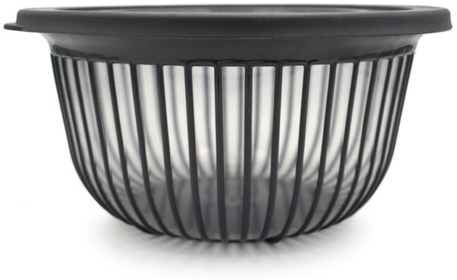 Aufbewahrungsschüssel mit luftdichtem Deckel in Stripe-Design - Anthrazit 3000 ml Bild 1
