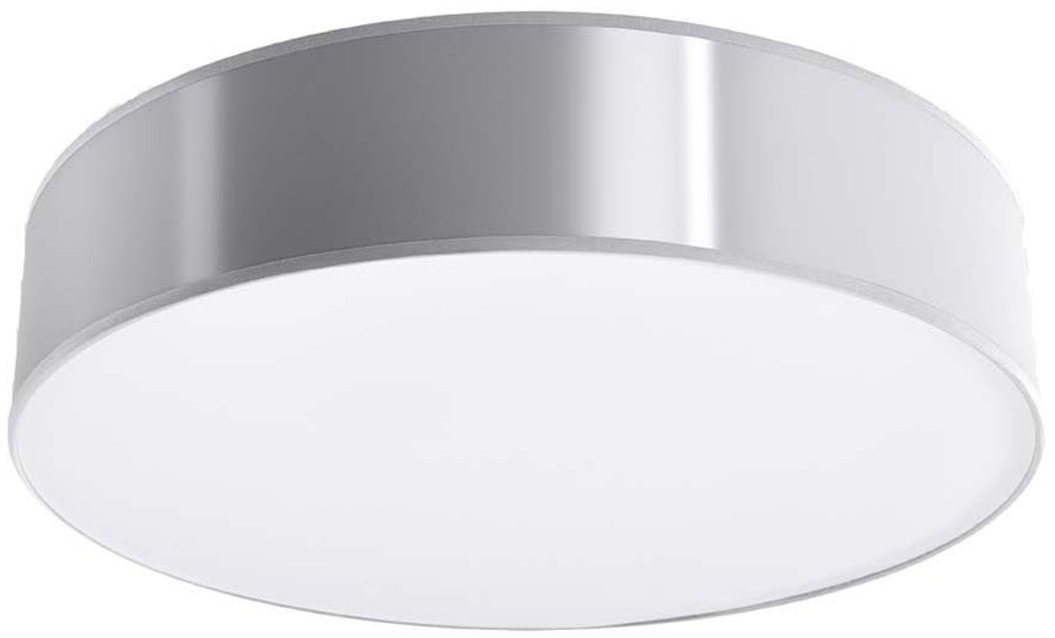 Deckenleuchte, Grau, Stahl, PVC Bild 1