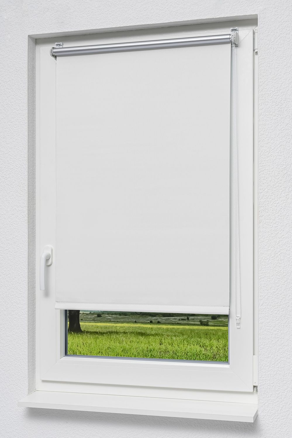 Lysel - Qualitätsrollo Klemmträger Thermo Reinweiß (B x H) 60cm x 150cm #1W Bild 1