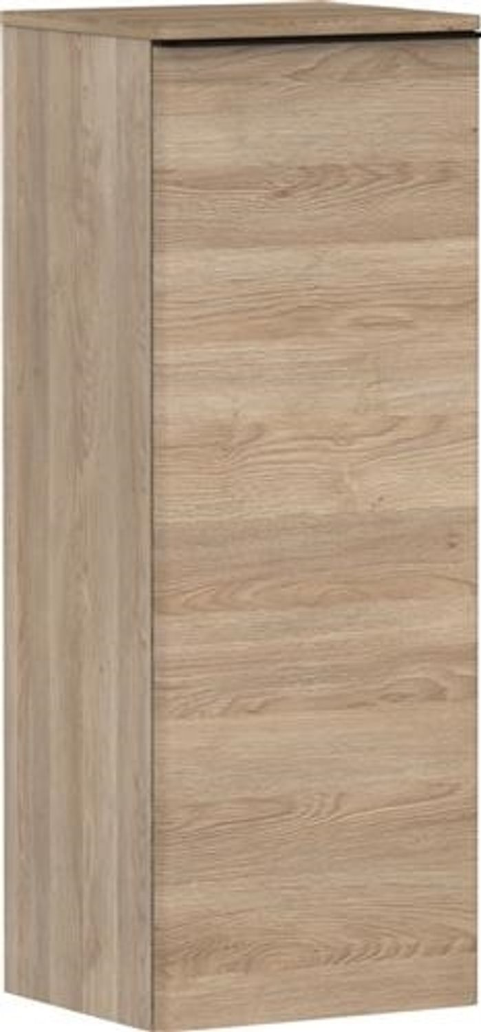 Hochschrank Xelu Q 400/350 rechts Eiche/schwarz Bild 1