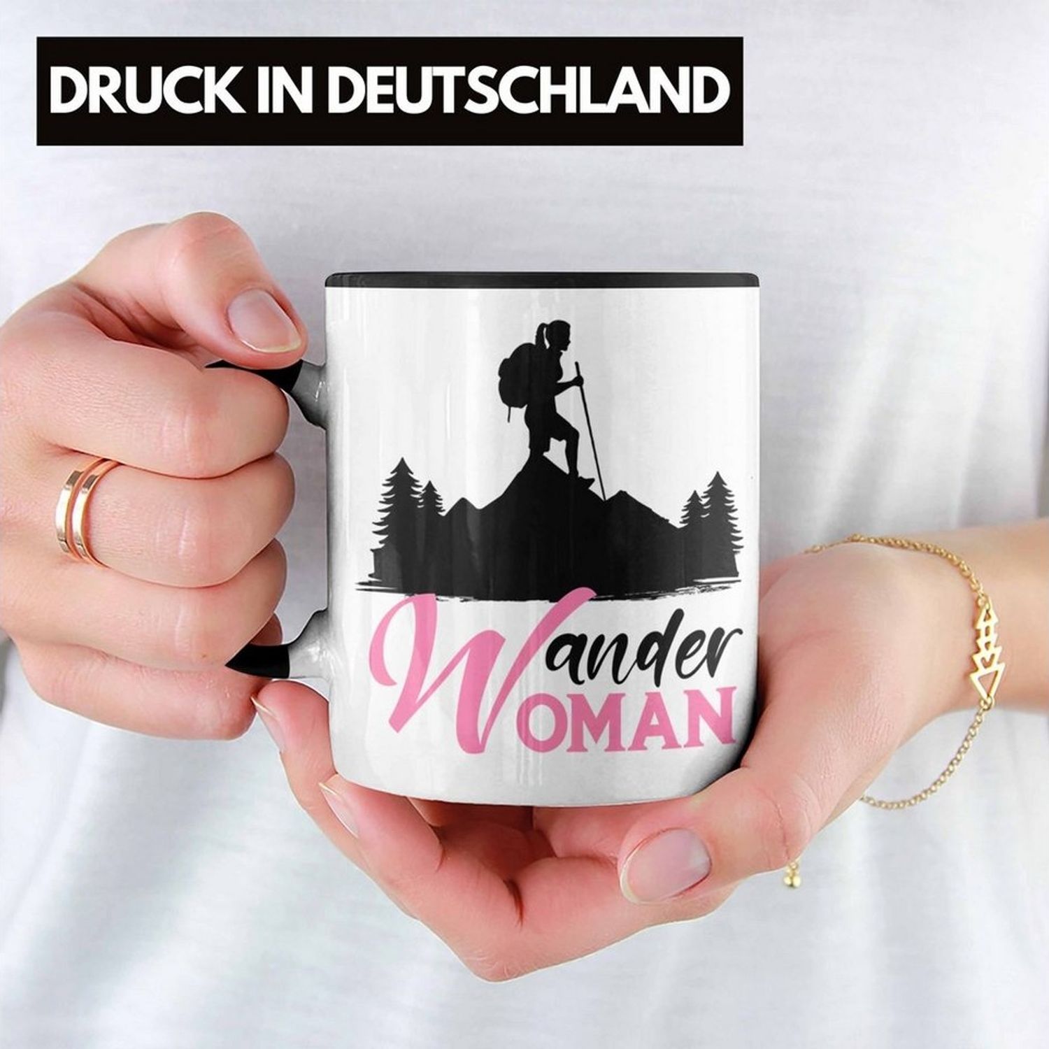 Trendation Tasse Trendation - Wander Woman Tasse Geschenk Wandern Frauen Geschenkidee L Bild 1