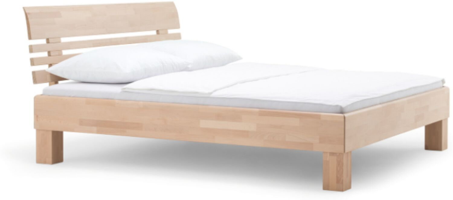 Dico Avantgarde Buche Massivholz Bettrahmen incl. Kopfteil 333.47 Komforthöhe Bild 1