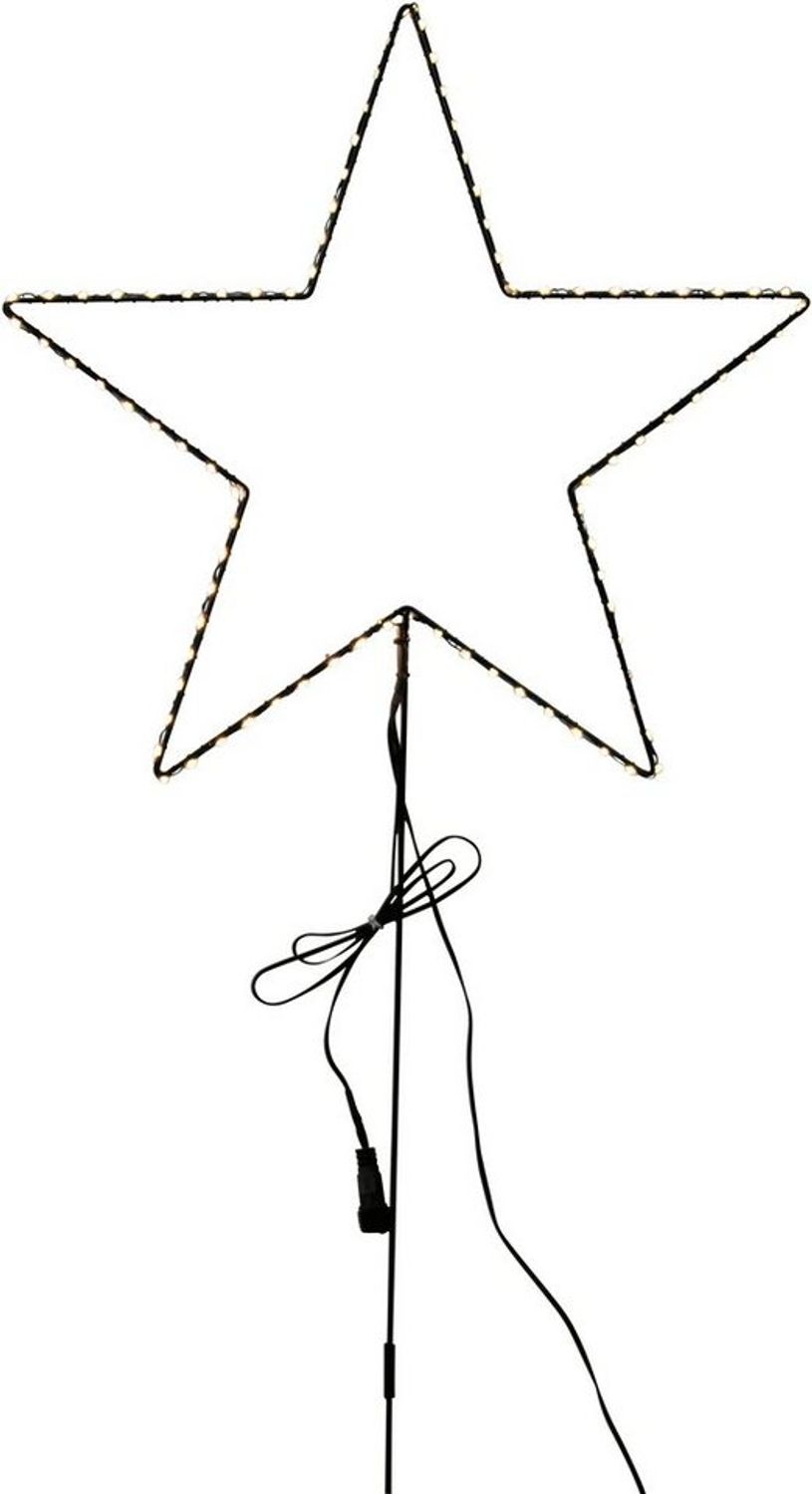 AM Design LED Stern, LED fest integriert, Warmweiß, Weihnachtsstern aus Draht, Weihnachtsdeko für innen und aussen Bild 1