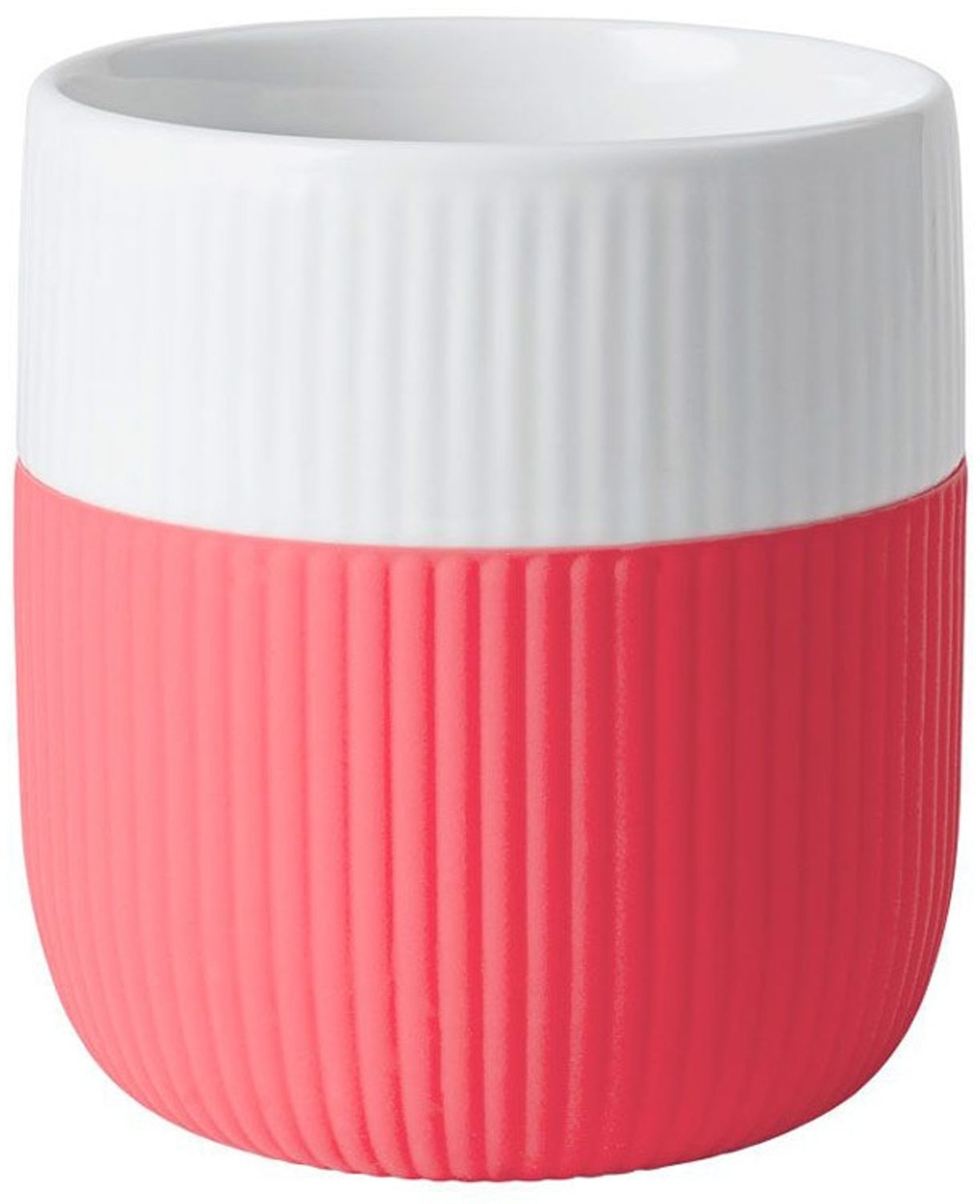 Royal Copenhagen Fluted Contrast Becher Hibiscus 33cl Bild 1