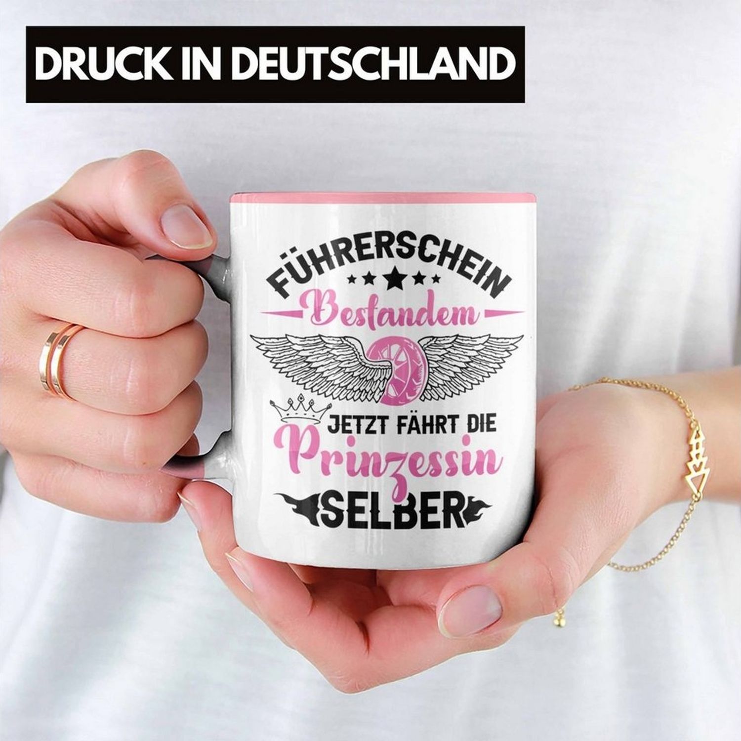 Trendation Tasse Führerschein Bestanden Tasse Geschenk Frauen Mädchen Prinzessin Gesch Bild 1