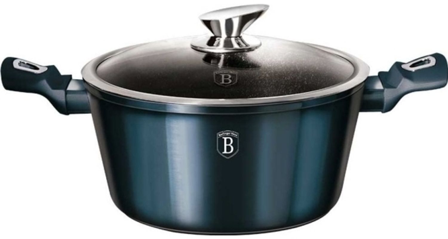 Berlinger Haus Kochen Berlinger Haus Topf 4.1l 24cm Aquamarine BH1879 Bild 1