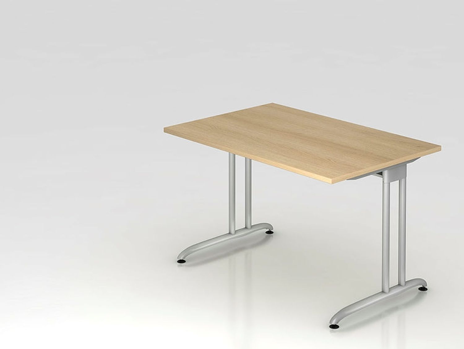 'BS12' Schreibtisch C-Gestell 120x80 cm Eiche Bild 1