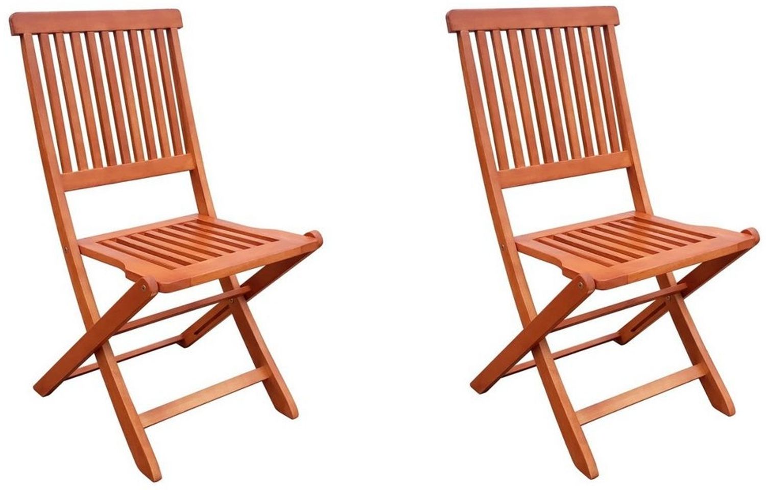 2x Hochlehner Gartenstuhl Gartenstühle Klappstuhl Klappstühle Holz Eukalyptus Bild 1