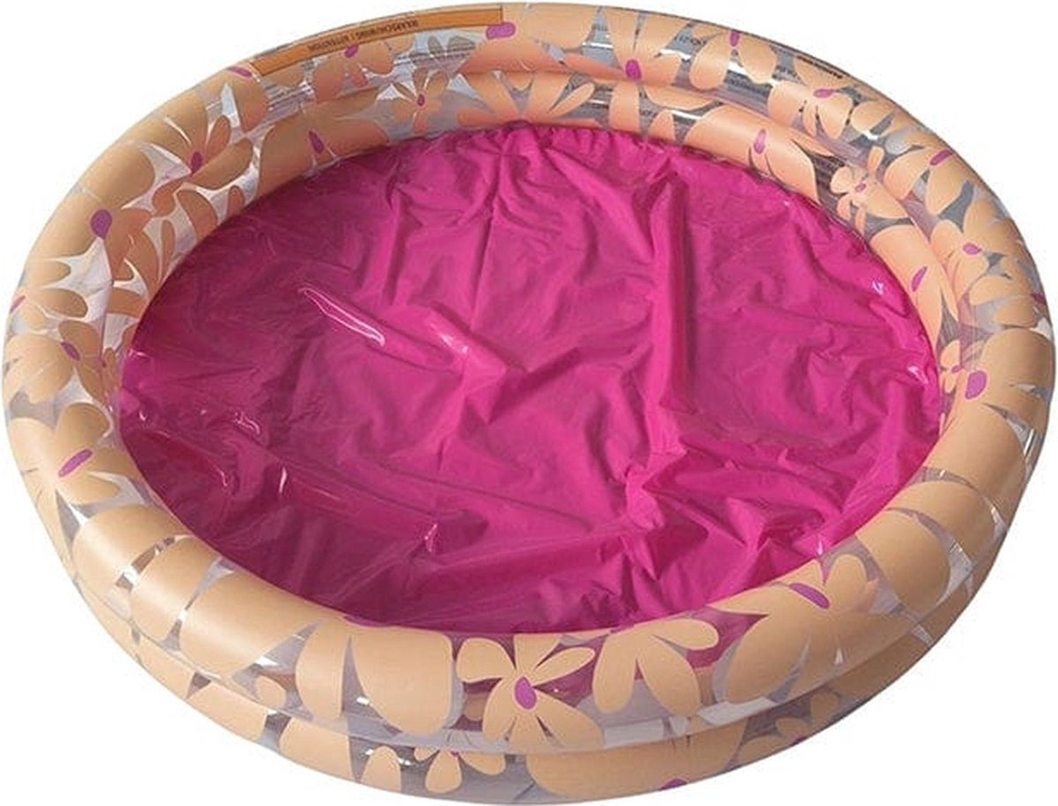 Swim Essentials Pool Swim Essentials Swimming Pool 100 cm Pink Blumen 100 x 20 cm Bild 1