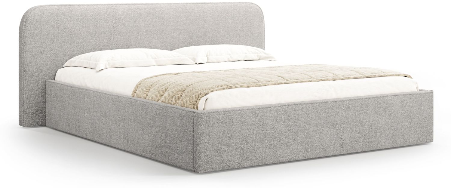 Micadoni Bett Elizabeth Boucle Silber 180x200 Bild 1