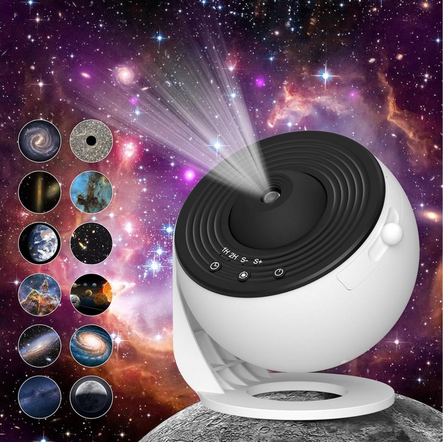 SERBASIC LED Nachtlicht Sternenhimmel Projektor,13 in 1 Galaxy Projector mit Timer für Kinder, Planetarium Projector für Room Decor, für Kinder Erwachsene, Sternenprojektor Weihnachtsgeschenke Bild 1