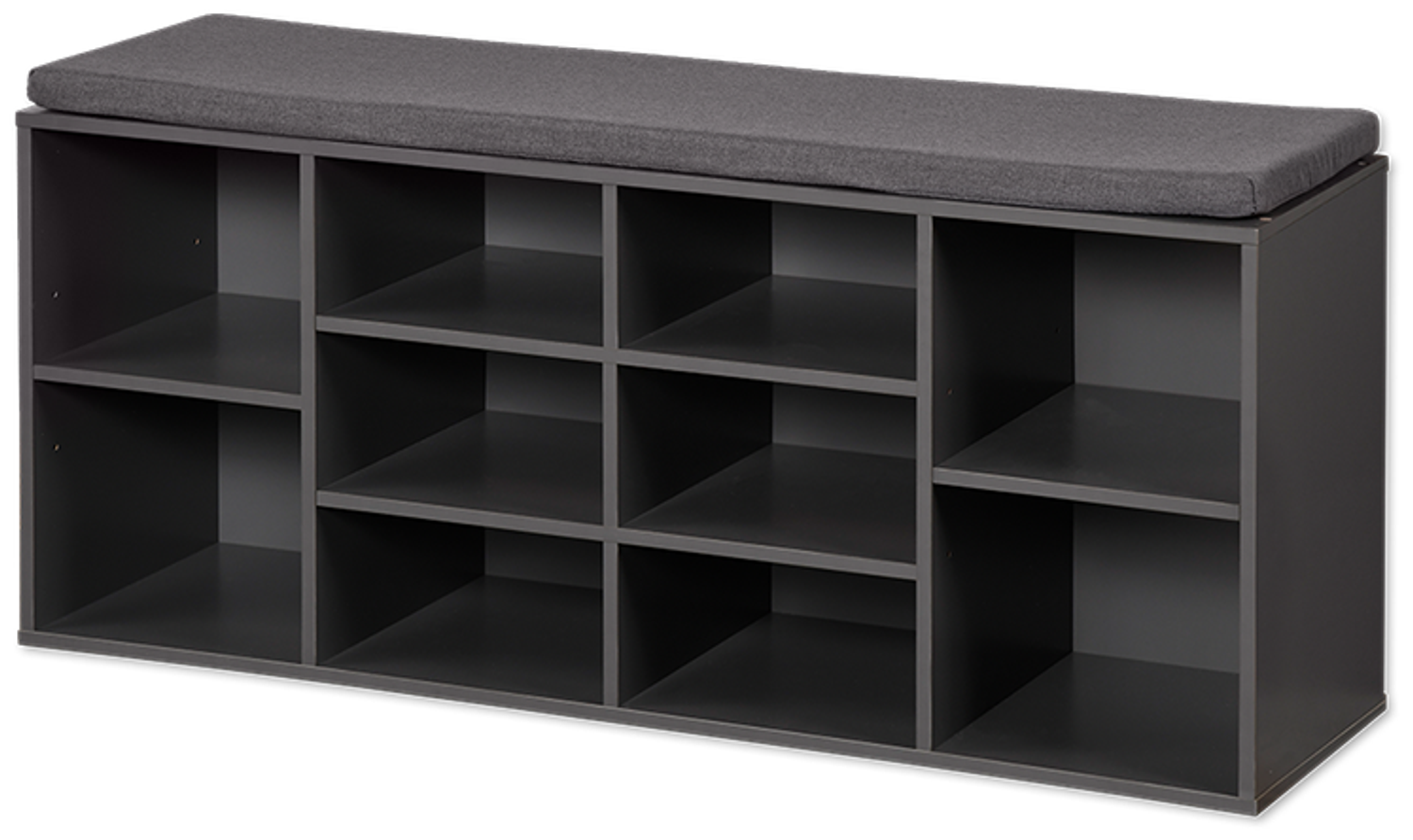 KESPER 1592313 Schuhschrank / Sitzbank, grau, mit Sitzkissen Bild 1