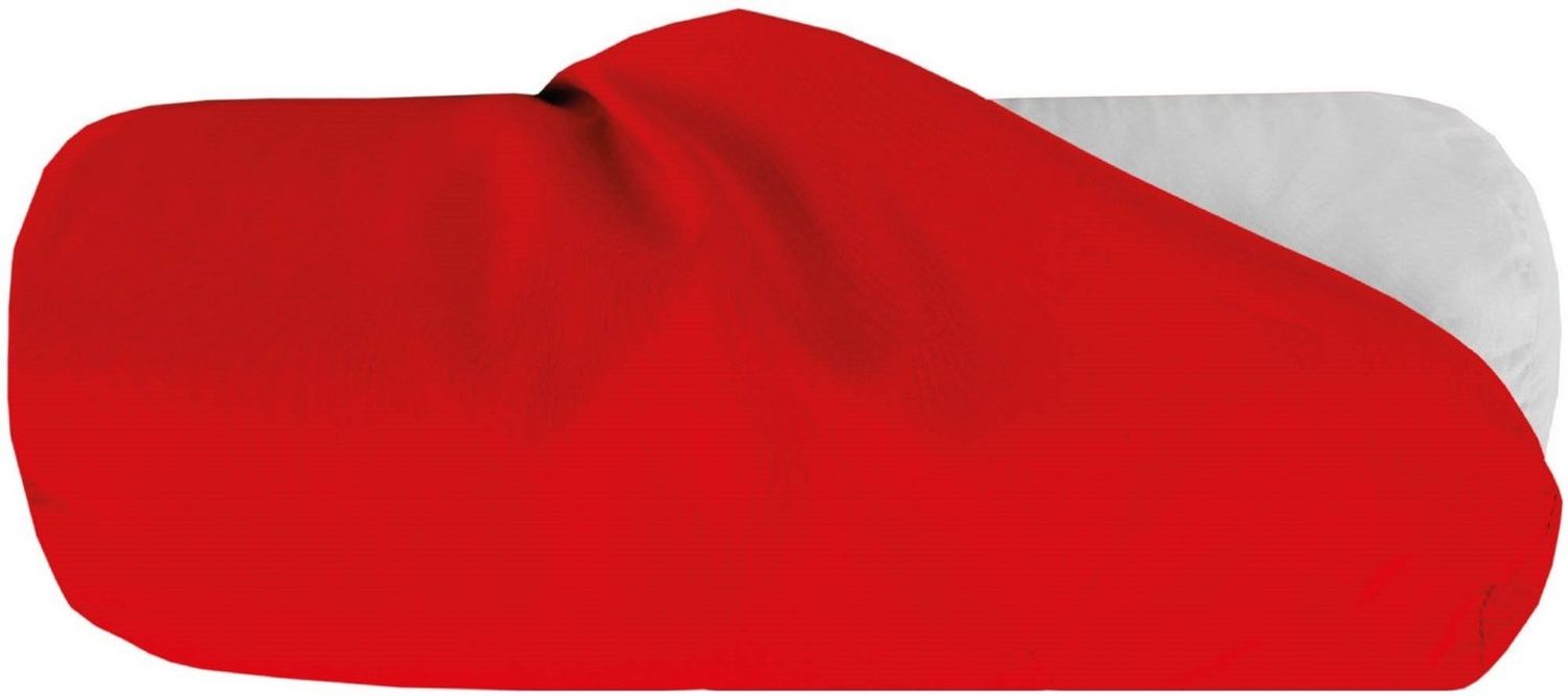 Bestlivings Bezug für Nackenrolle 10x25cm ( BxL ) Bezug in Rot, in vielen Farben Bild 1