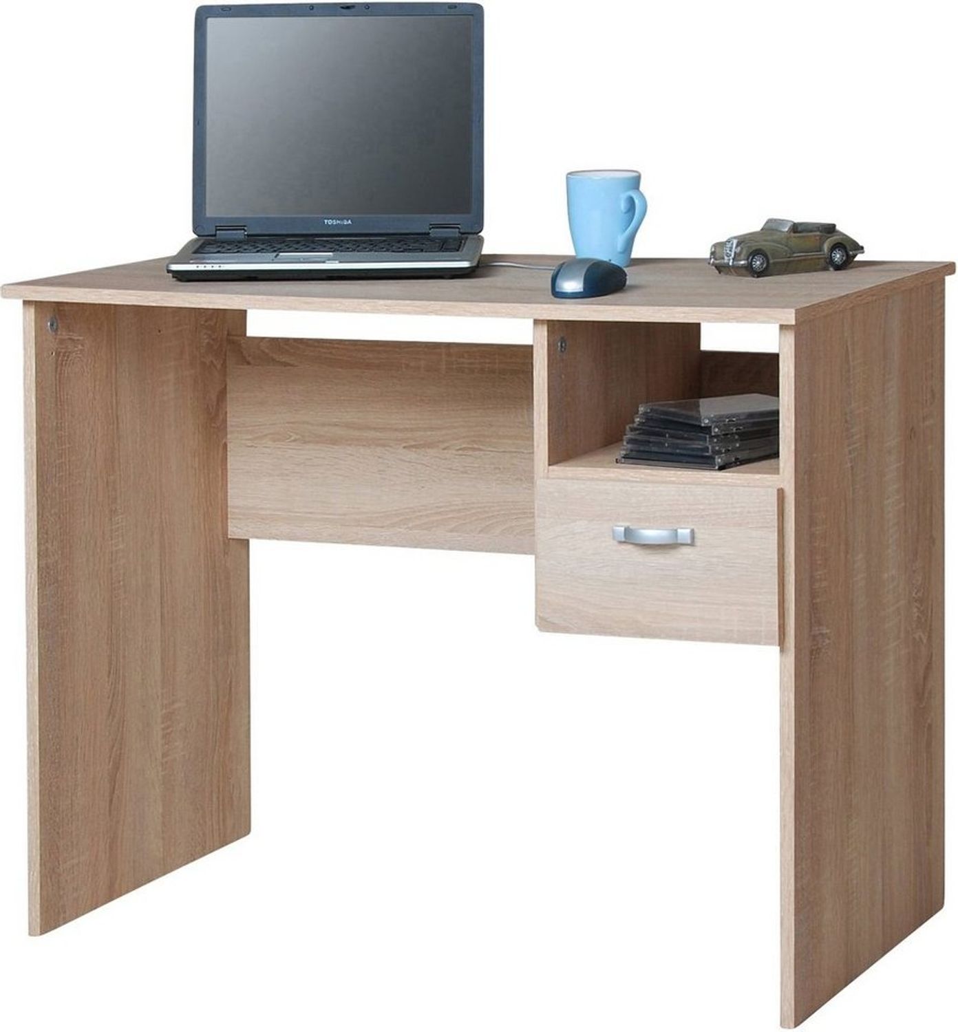 VOGL Möbelfabrik Schreibtisch Flo, Schülerschreibtisch auch mit Tastaturauszug erhältlich, Breite 91 cm Bild 1