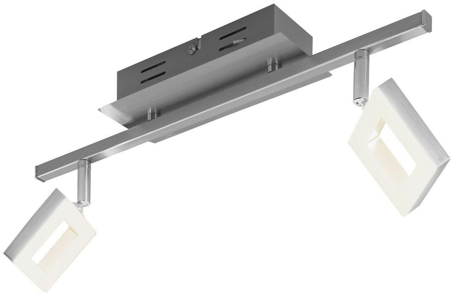 casa NOVA LED Deckenstrahler REAL, 2-flammig, B 36 cm, Aluminium, Dimmfunktion, LED fest integriert, Warmweiß Bild 1