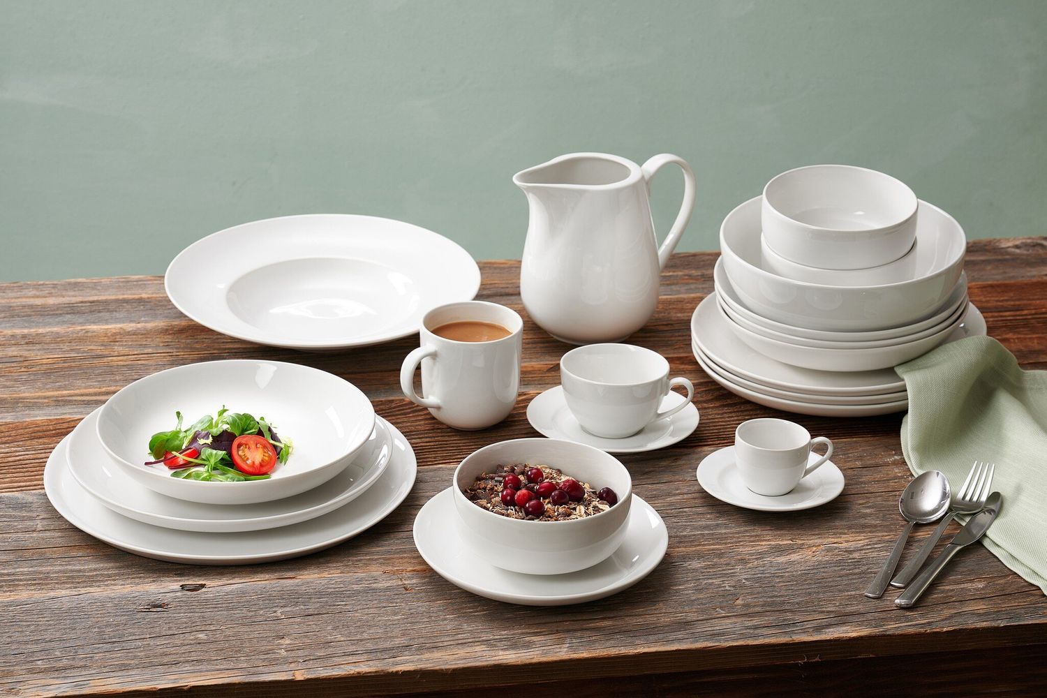 Espressotassen-Set 12 tlg. Volos weiss Bild 1