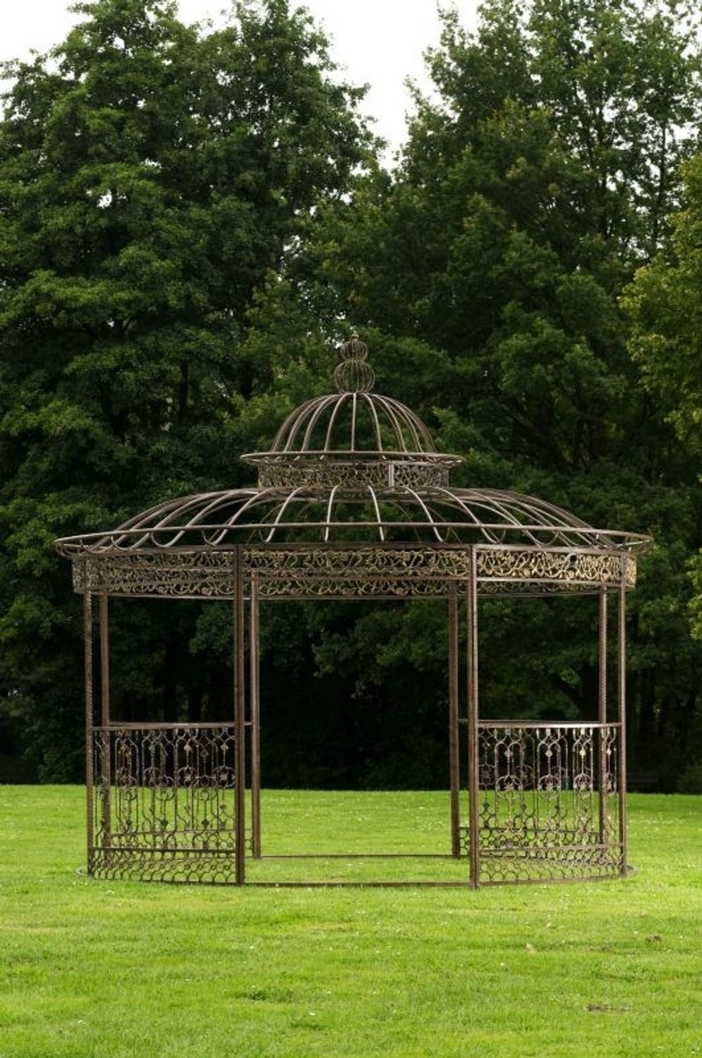 CLP XXL Luxus Pavillon Romantik rund 500 cm,bronze Bild 1