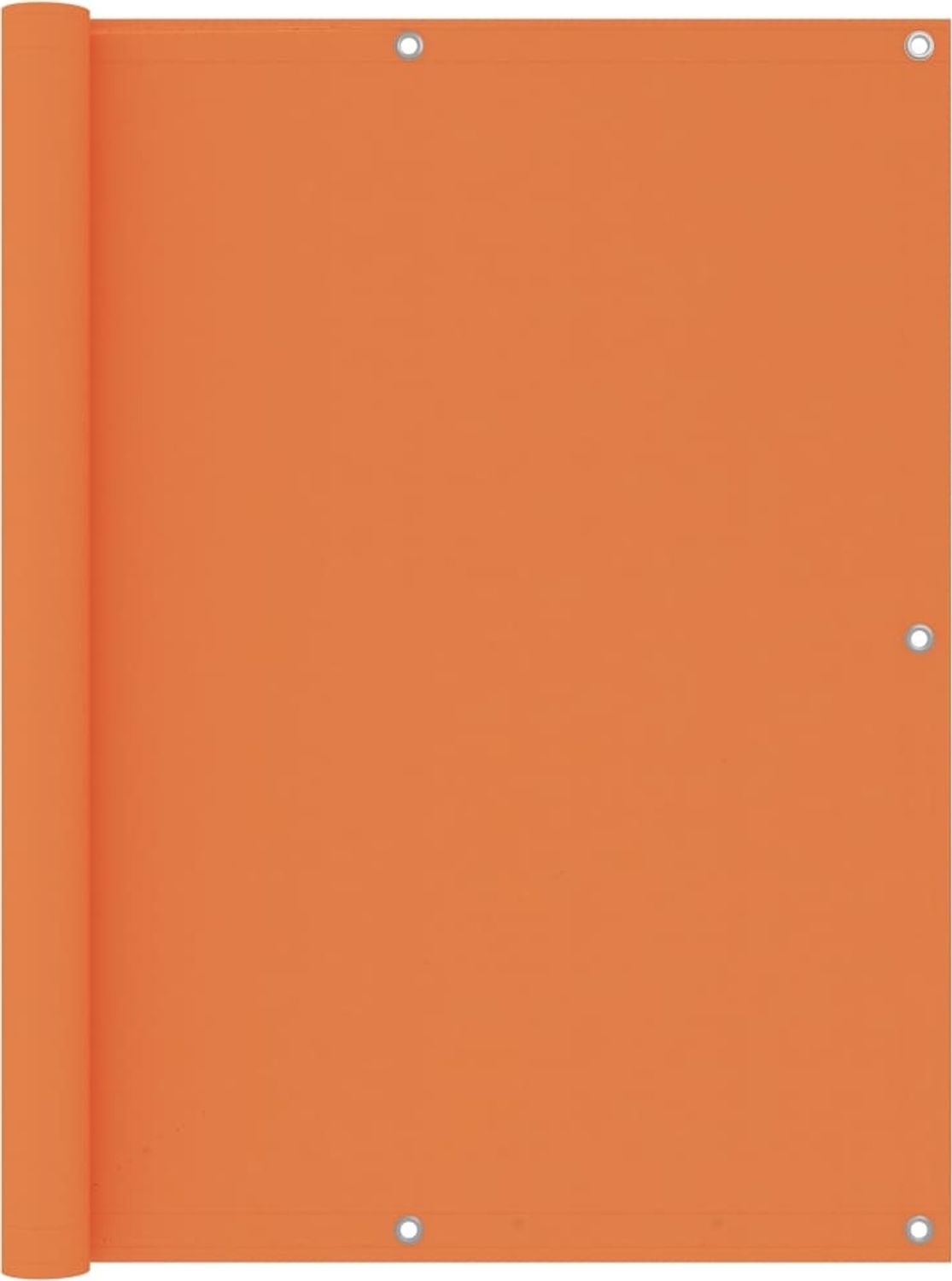 vidaXL Balkon-Sichtschutz Orange 120x500 cm Oxford-Gewebe 135054 Bild 1