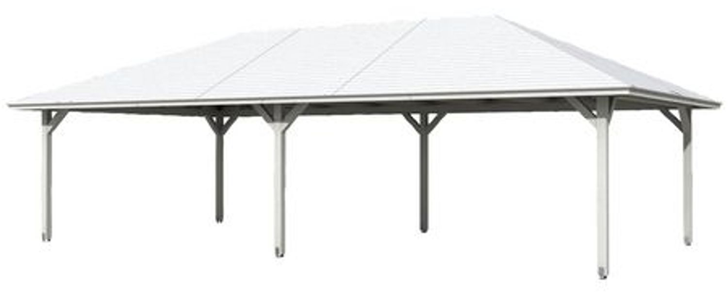 SKANHOLZ Pavillon, Zeltdach, viereckig, BxT: 569x1046 cm weiß Gartenpavillon Bild 1