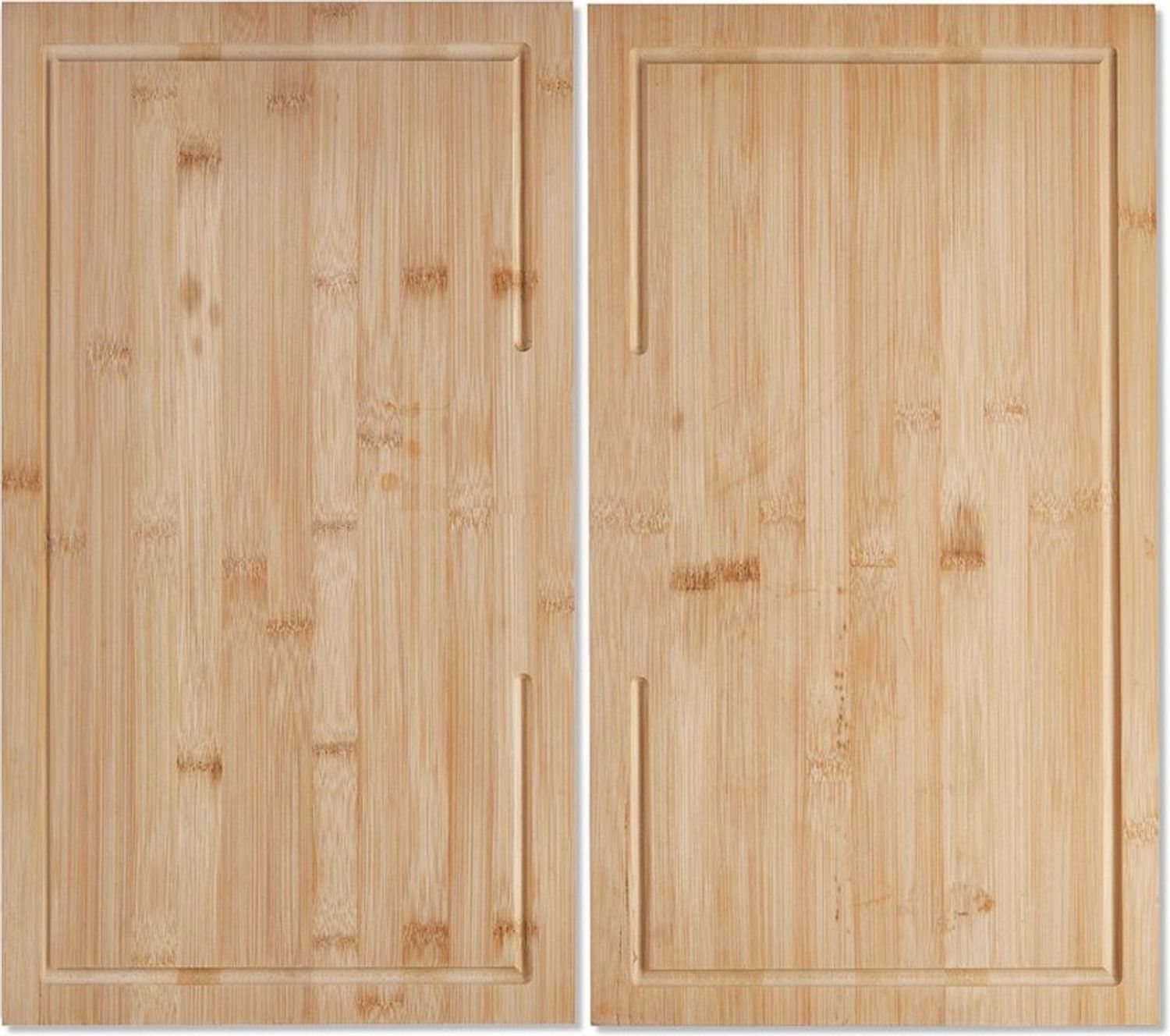 KHG Herd-Abdeckplatte Bambus 2er-Set je 50x28 cm Holz braun, Bambus, (2 tlg) Bild 1