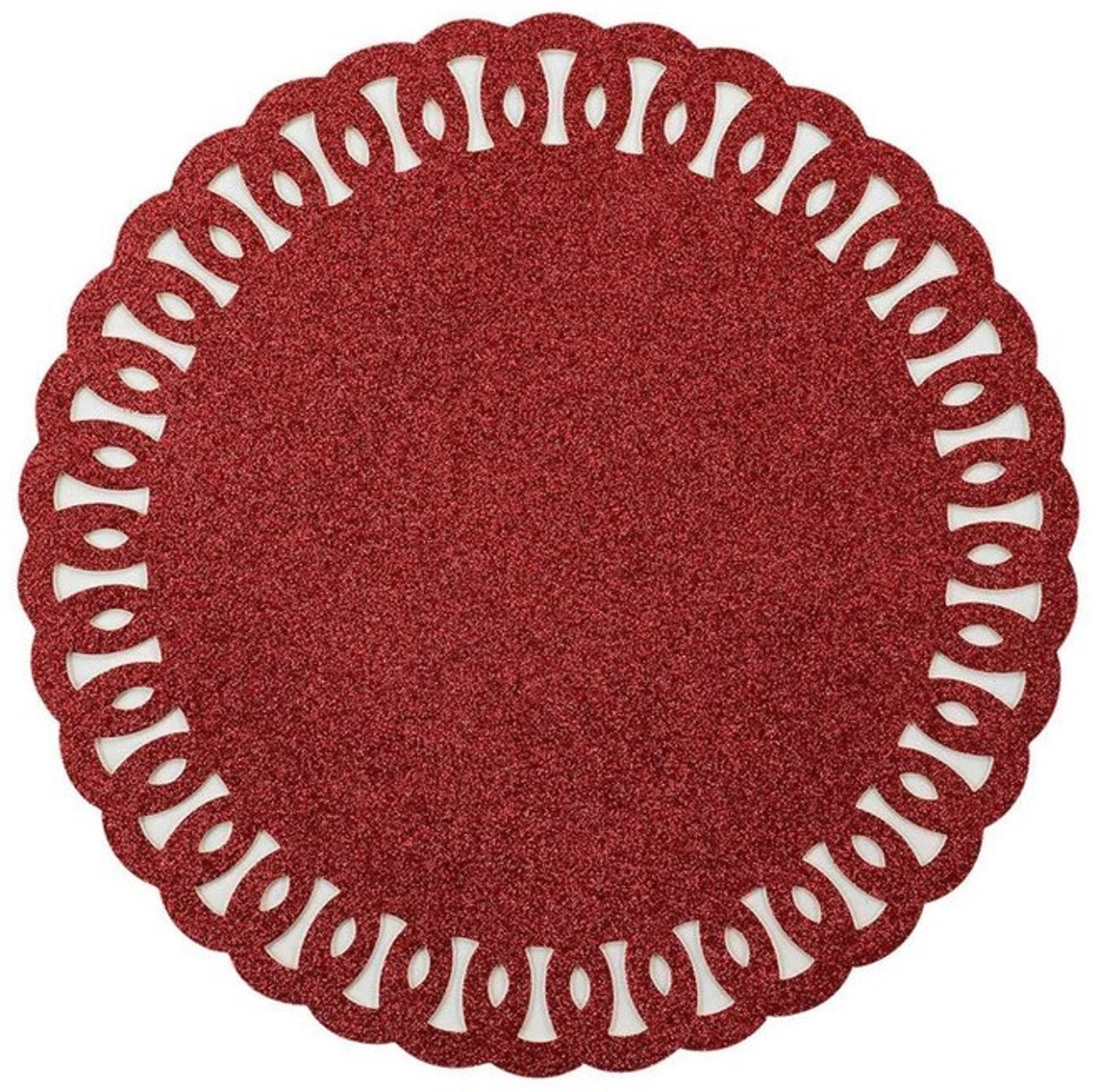 Douceur d'intérieur Tischdecke Tischset, glitzernd, Ø 38 cm (Tischdecken 1-tlg) Bild 1