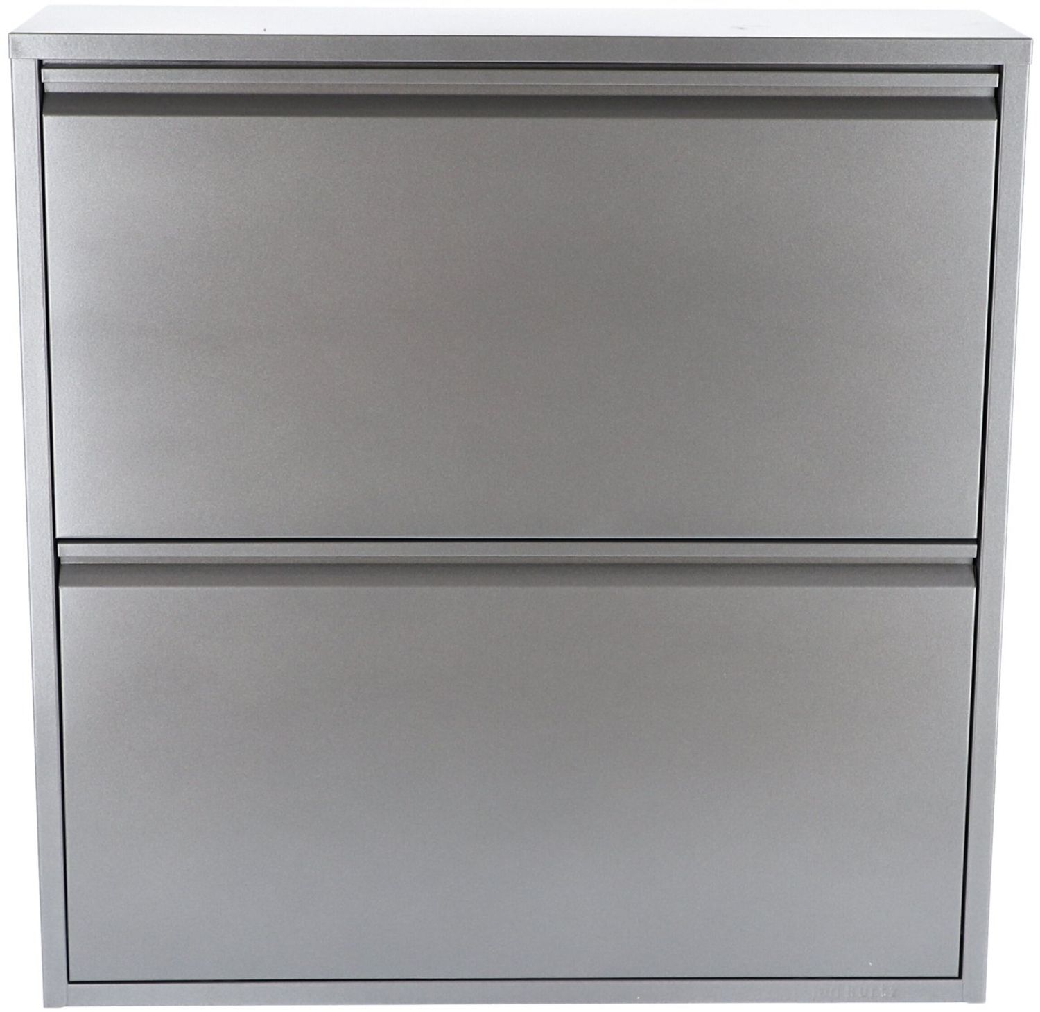 Schuhschrank DOUBLE LARGE 2 silberfarben Bild 1