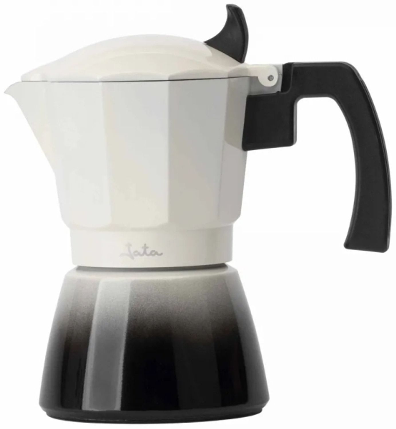JATA HCAF2403 Mokka-Kanne 0 2 l Schwarz Edelstahl Aluminium 3 Tassen 1 Stück(e) Bild 1