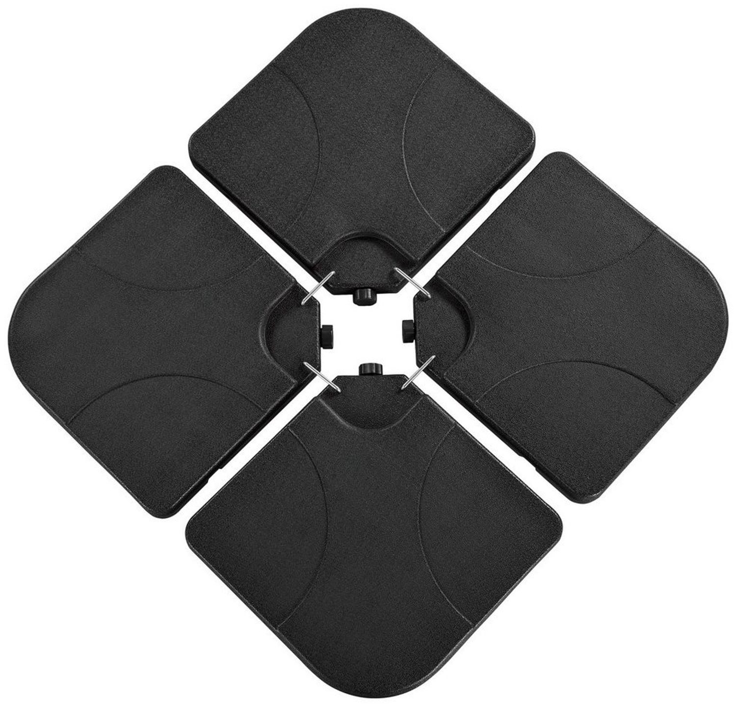 Yaheetech Schirmständer, Sonnenschirmständer 4-teilig Ampelschirmständer Bild 1