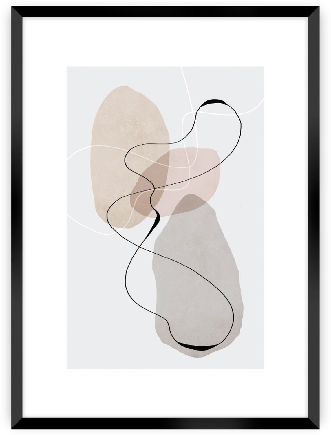 Dekoria Poster Abstract Lines I Bild 1