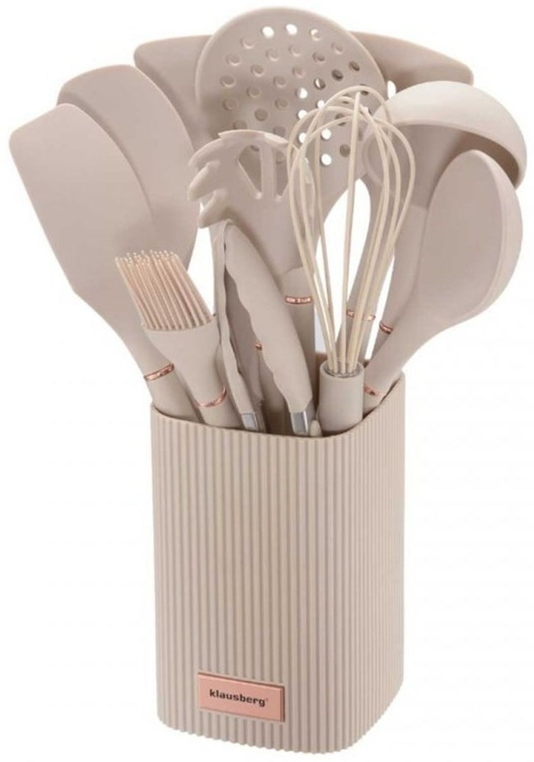 Klausberg Klausberg Set mit 12 Küchenutensilien aus Silikon in einem Ständer 65979 Bild 1