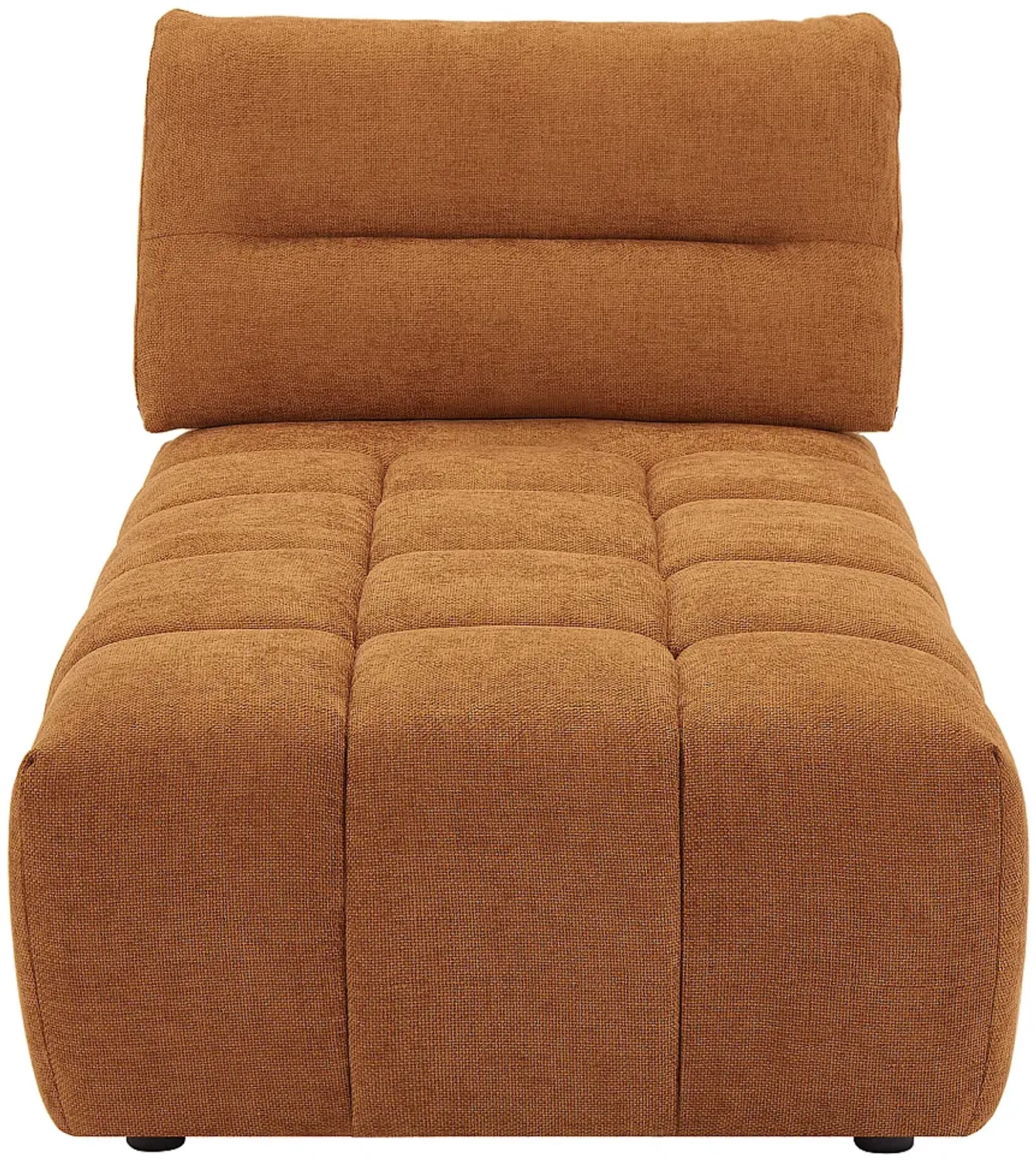 Vente-unique - APOLIU Chaise longue Stoff Rot - B 196 cm x H 93 cm x L 95 cm Bild 1