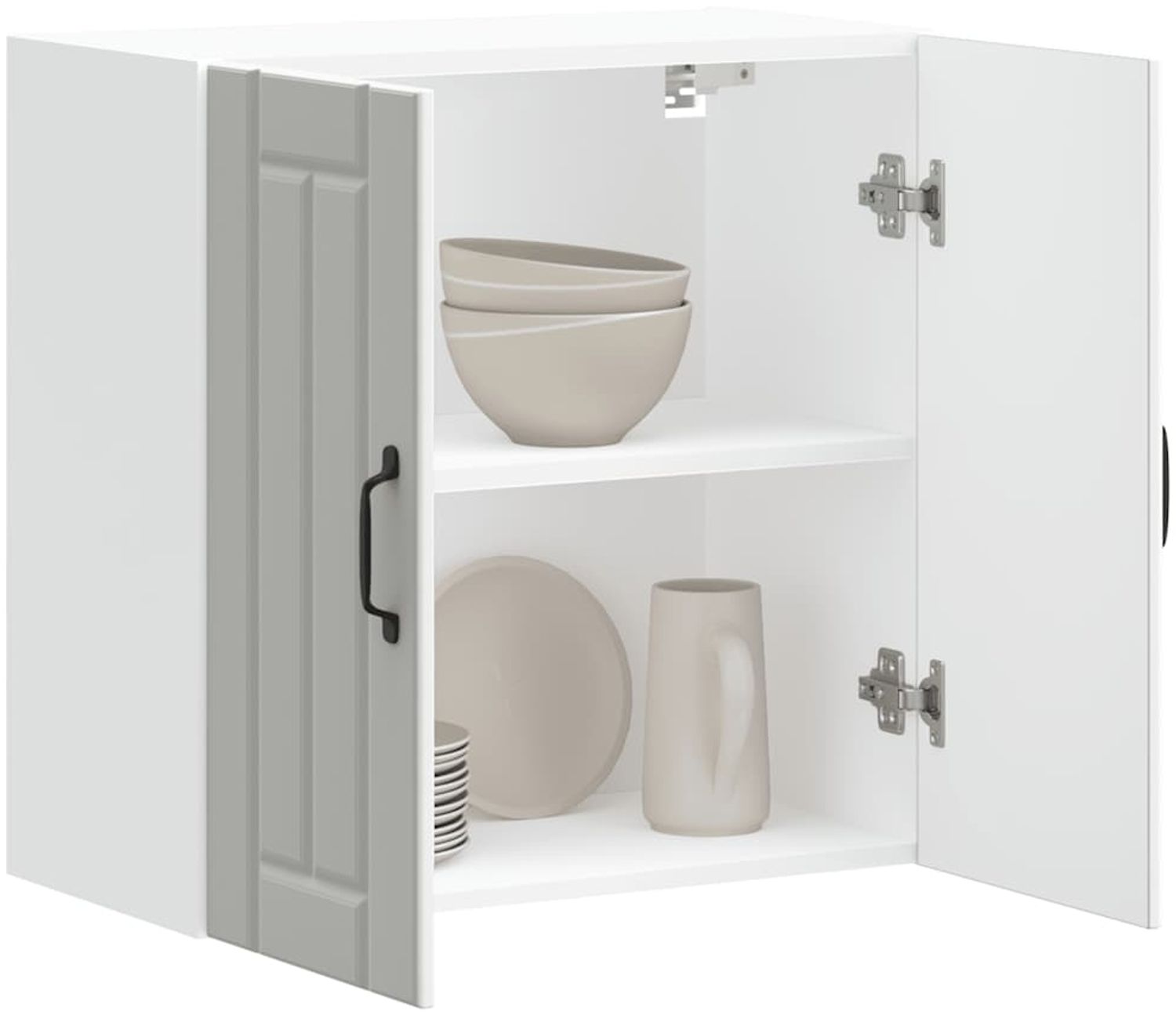vidaXL Küchen-Hängeschrank Lucca Weiß Holzwerkstoff 853817 Bild 1