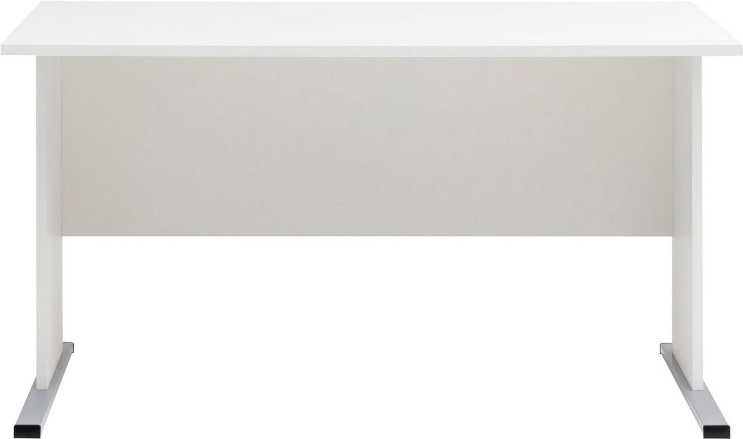 Möbelpartner Milo Schreibtisch, weiß, ca. 140,0 x 65,0 x 74,2 cm Bild 1