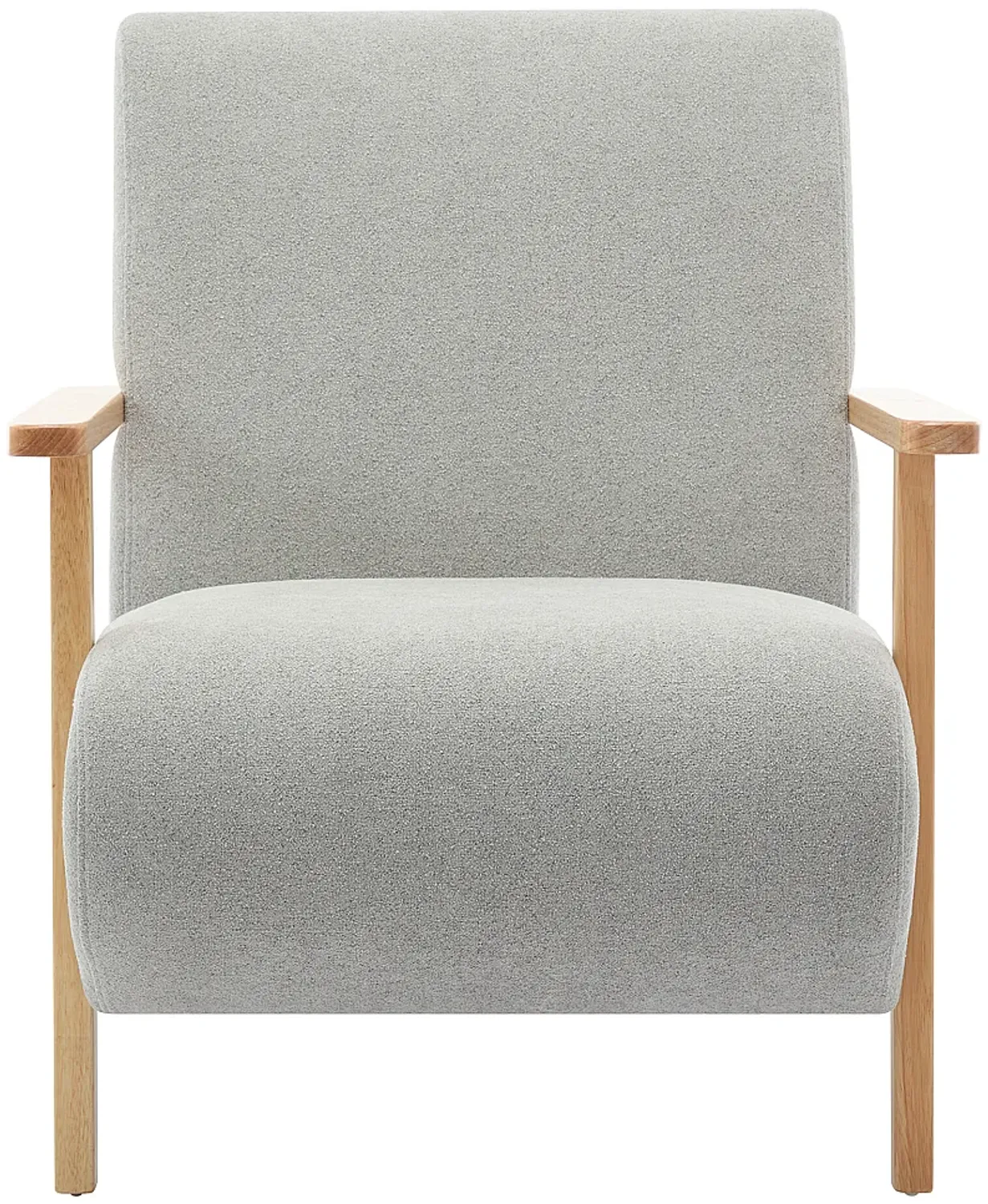 Vente-unique - JULOMO Sessel Stoff Grau - B 82 cm x H 81 cm x L 70 cm Bild 1